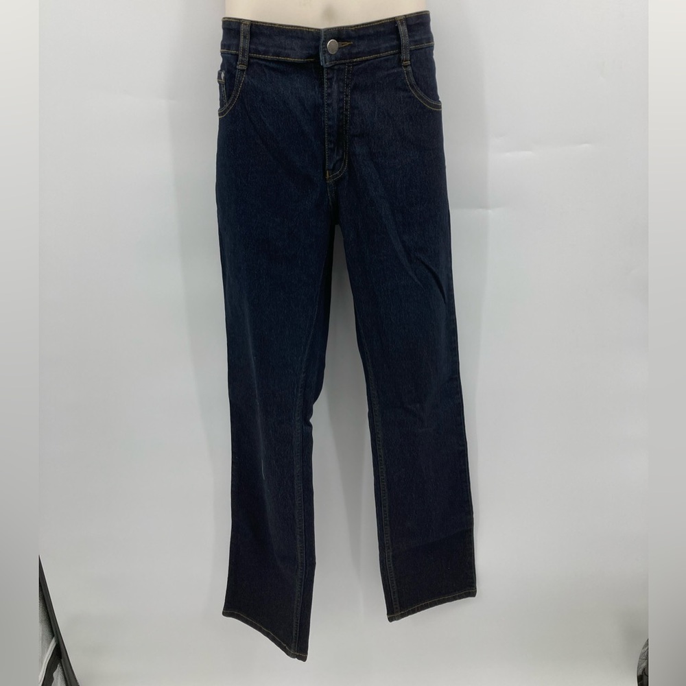 Image Men’s Straight Fit Dark Blue Jeans